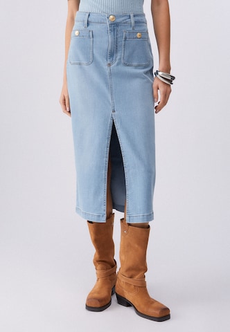 mėlyna Liu Jo Sijonas: priekis