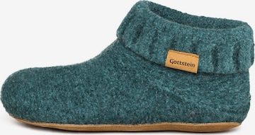 Gottstein Mules 'Knit Boot' in Green: front