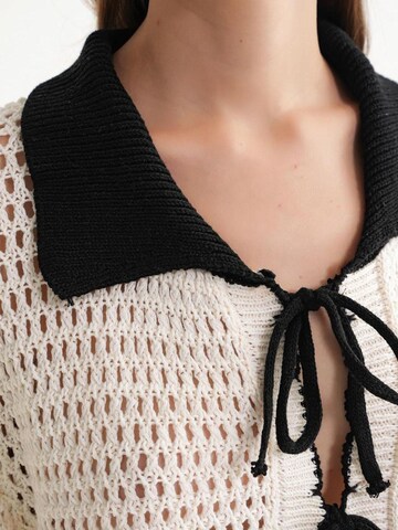 MixRay Gebreid vest in Beige