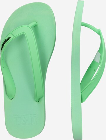 DIESEL - Sandalias de dedo 'SA-KAUAY' en verde