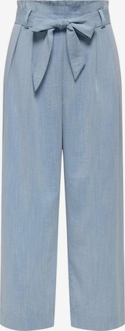 ONLY Wide Leg Hose 'Onlmarsa Solid Paperbag Wvn Noos 15269628' in Blau: Vorderseite