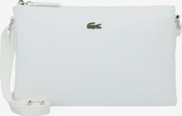 LACOSTE Clutch 'L.12.12' in White: front