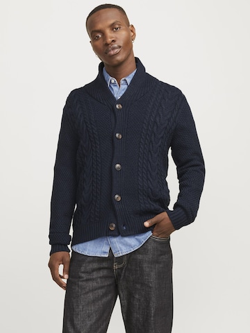 JACK & JONES Strickjacke in Blau: Vorderseite