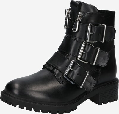Botine PS Poelman pe negru, Vizualizare produs