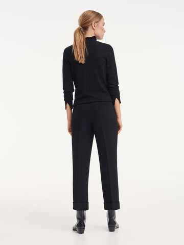 OPUS Loose fit Pleated Pants 'Memina' in Black