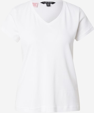 balts Lauren Ralph Lauren T-Krekls 'SEPARATE': no priekšpuses