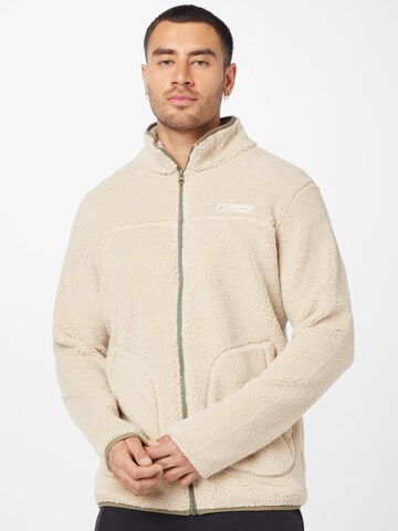 COLUMBIA Athletic Fleece Jacket 'Rugged Ridge™ II' in Beige: front