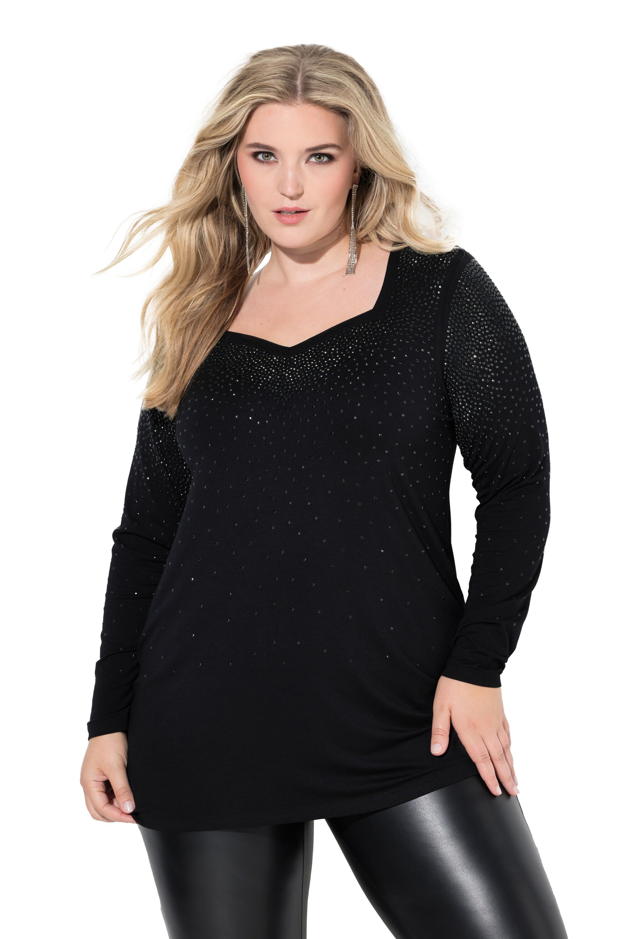 MIAMODA Shirt in Black: front