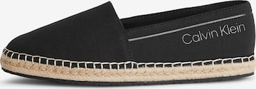 Calvin Klein Espadrilles in Black: front