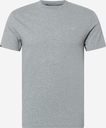 Superdry Tapered Shirt in Grijs: voorkant