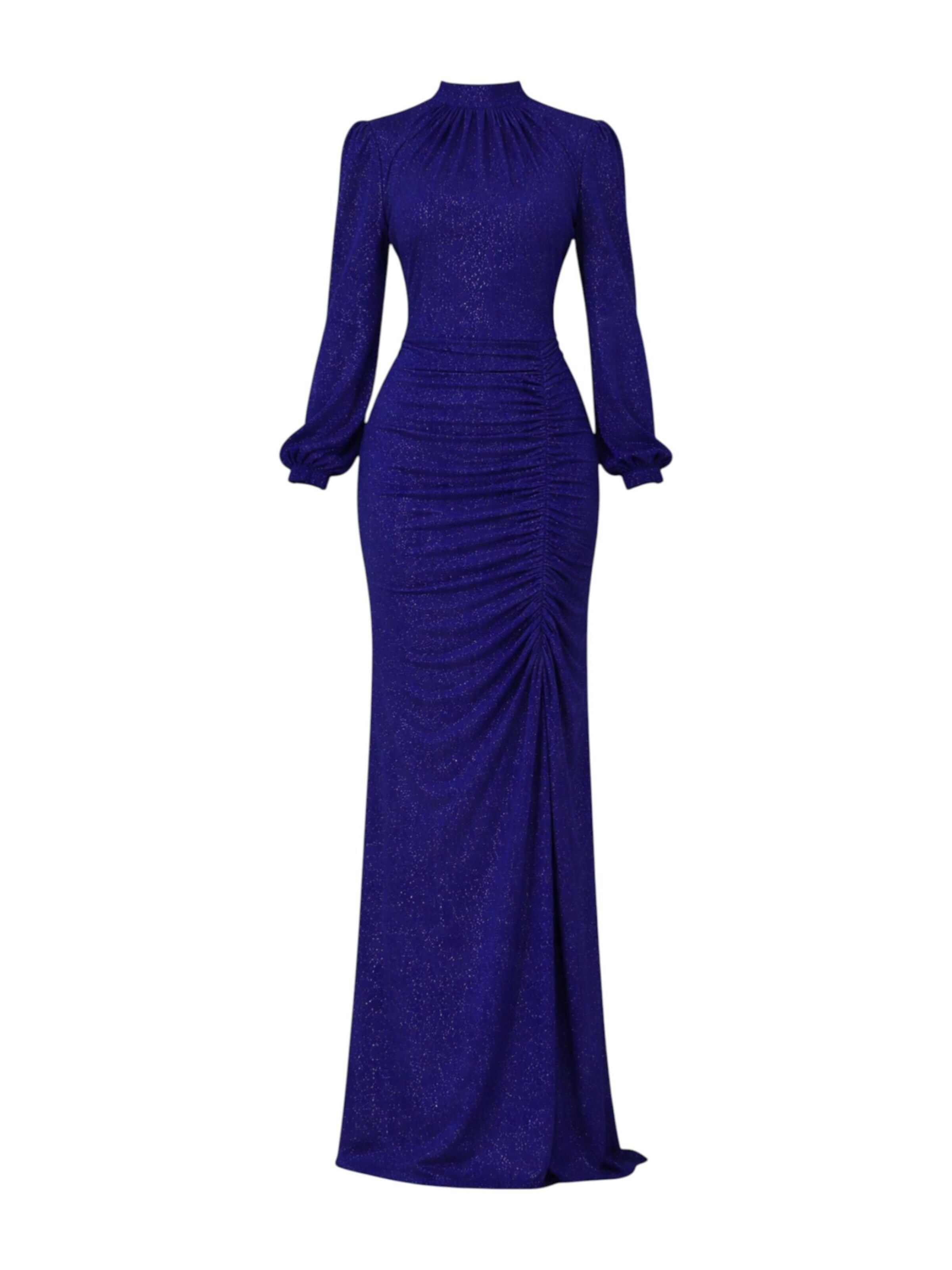 fashionshowcase Abendkleid 'RÜYA'‌‌‌ in Blau: Vorderseite