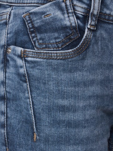 STREET ONE Slimfit Jeans in Blauw