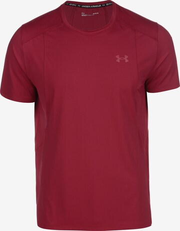 T-Shirt fonctionnel UNDER ARMOUR en rouge : devant