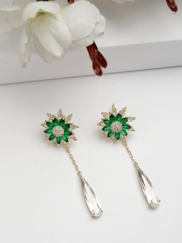 AVANT-GARDE PARIS Oorbellen 'Kristinasa' in Groen