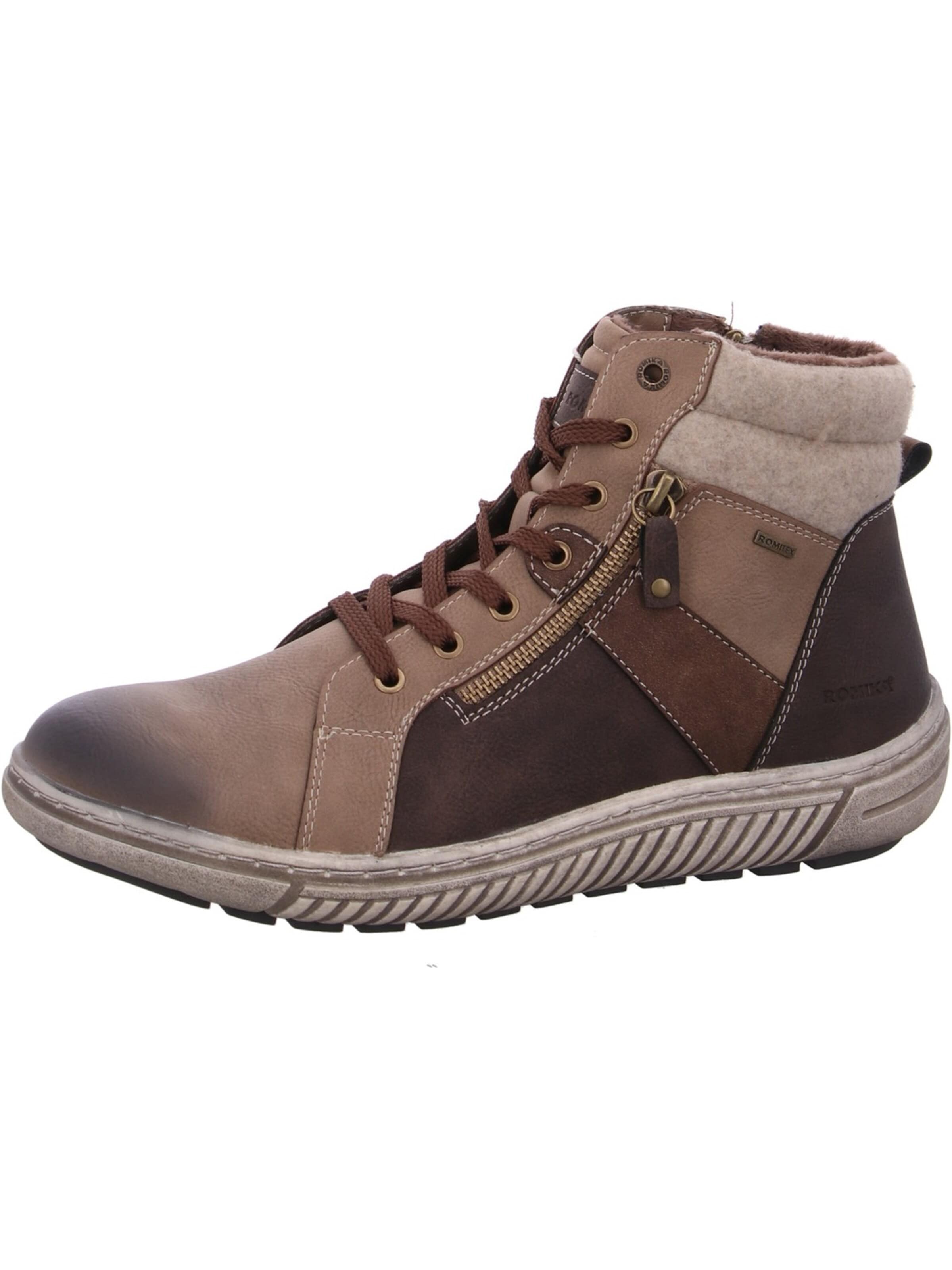 ROMIKA Lace-Up Boots 'Romika Schnürstiefel Braun' in Brown: front