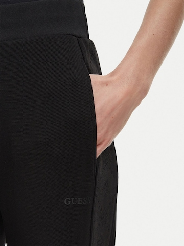 GUESS Wide Leg Bukser 'Pantaloni V6BB20K6366' i sort