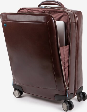 Piquadro Trolley 'Blue Square' in Rood