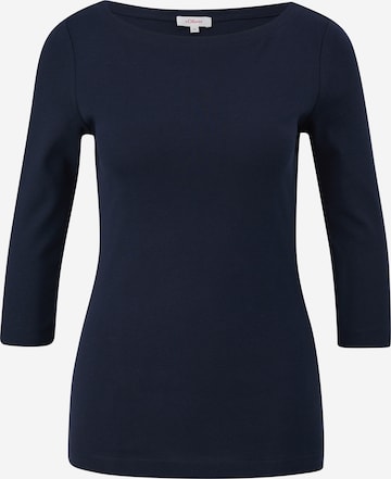 s.Oliver Shirt in Blauw: voorkant