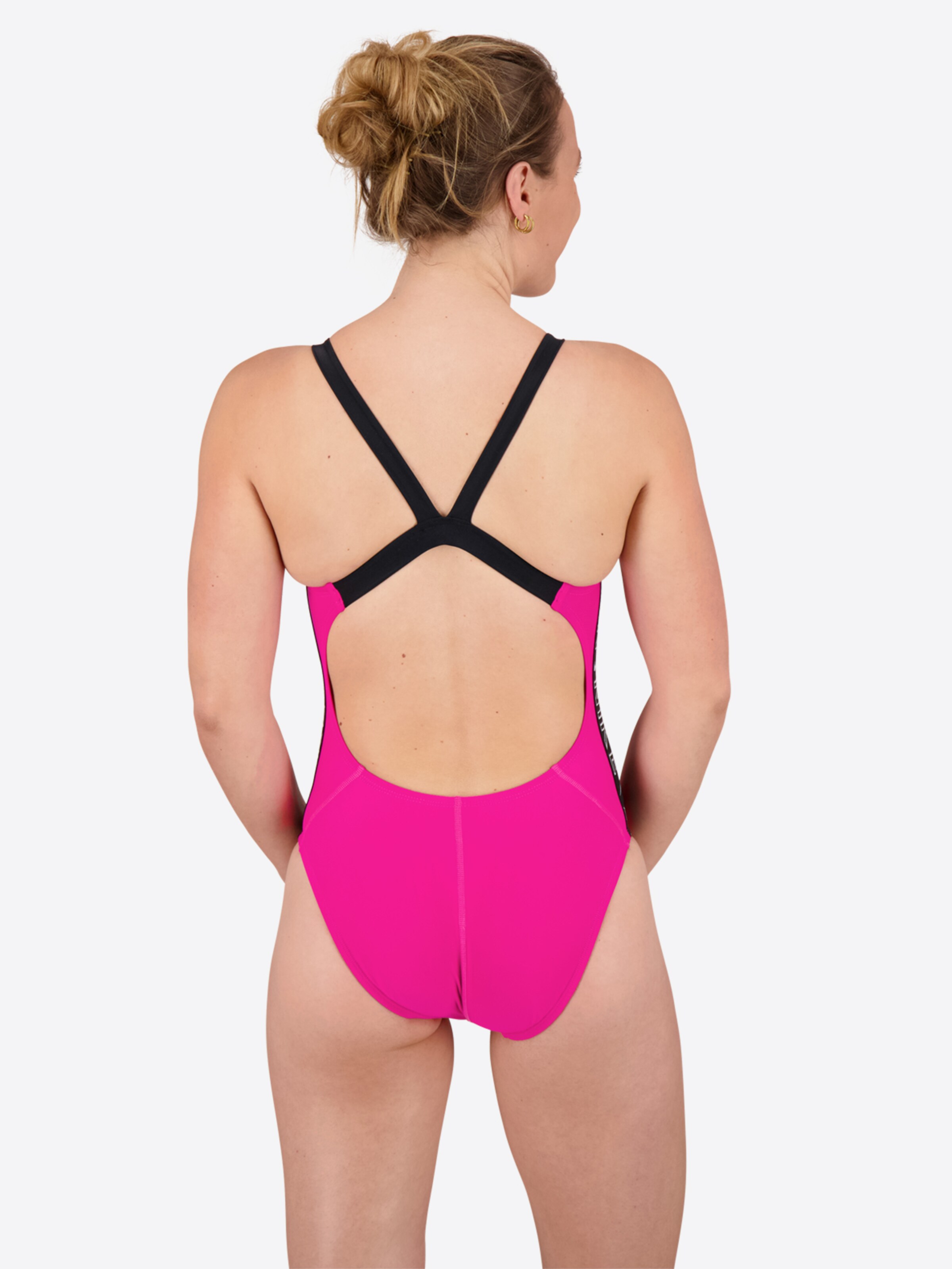 Frauen Bademode Nike Swim Sportbadeanzug in Pink - PG04660