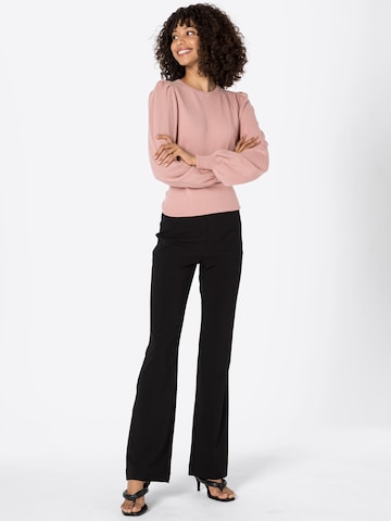 modström Flared Trousers 'Anker' in Black