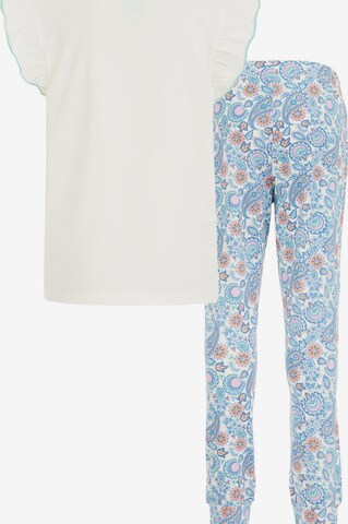 WE Fashion Pižama | bela barva