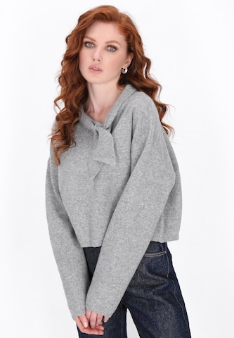 Pull-over DreiMaster Vintage en gris : devant