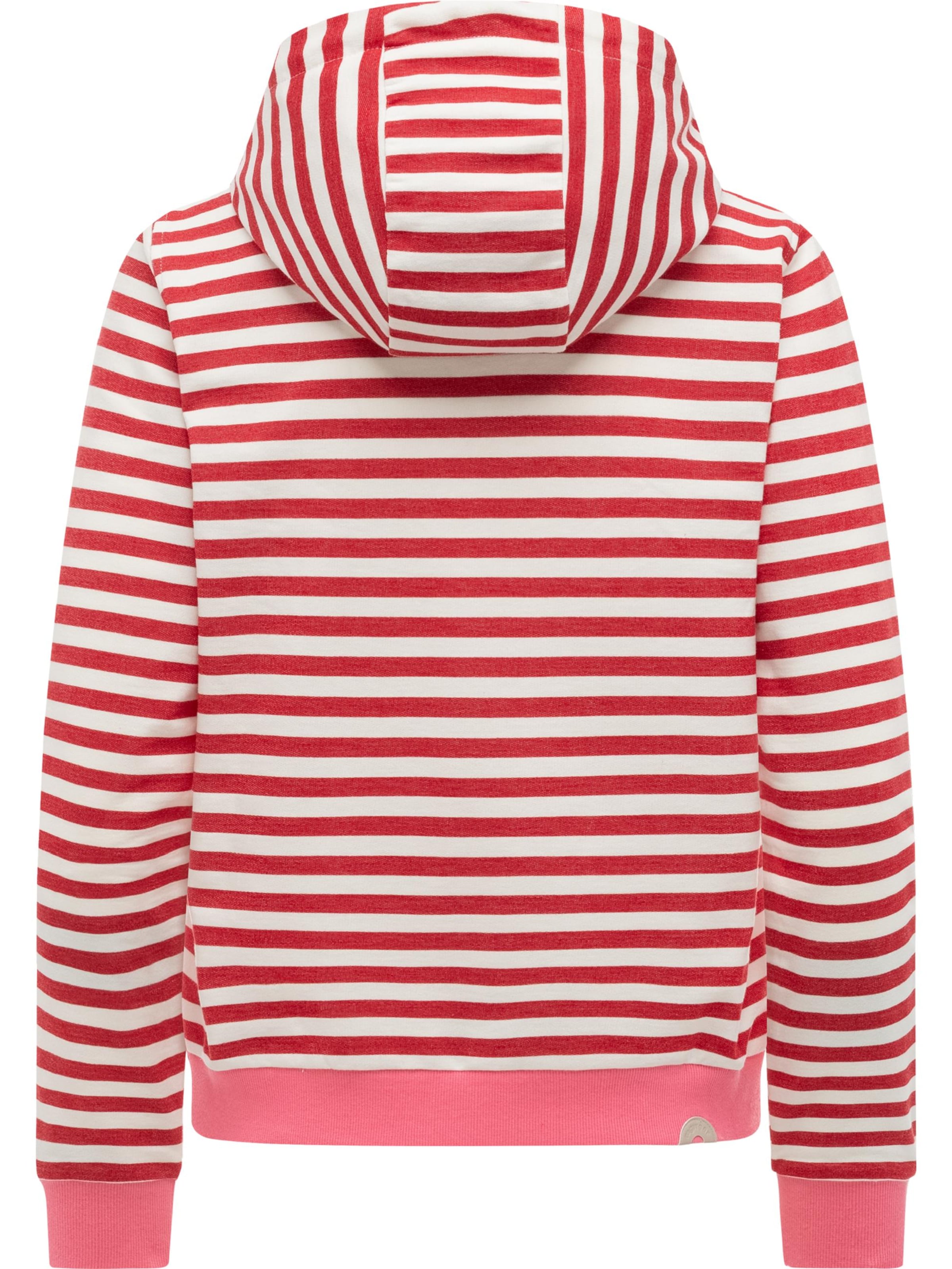 Ragwear Sweat jacket 'Parya' in Red