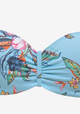 LASCANA Balconette Bikinitop in Blauw