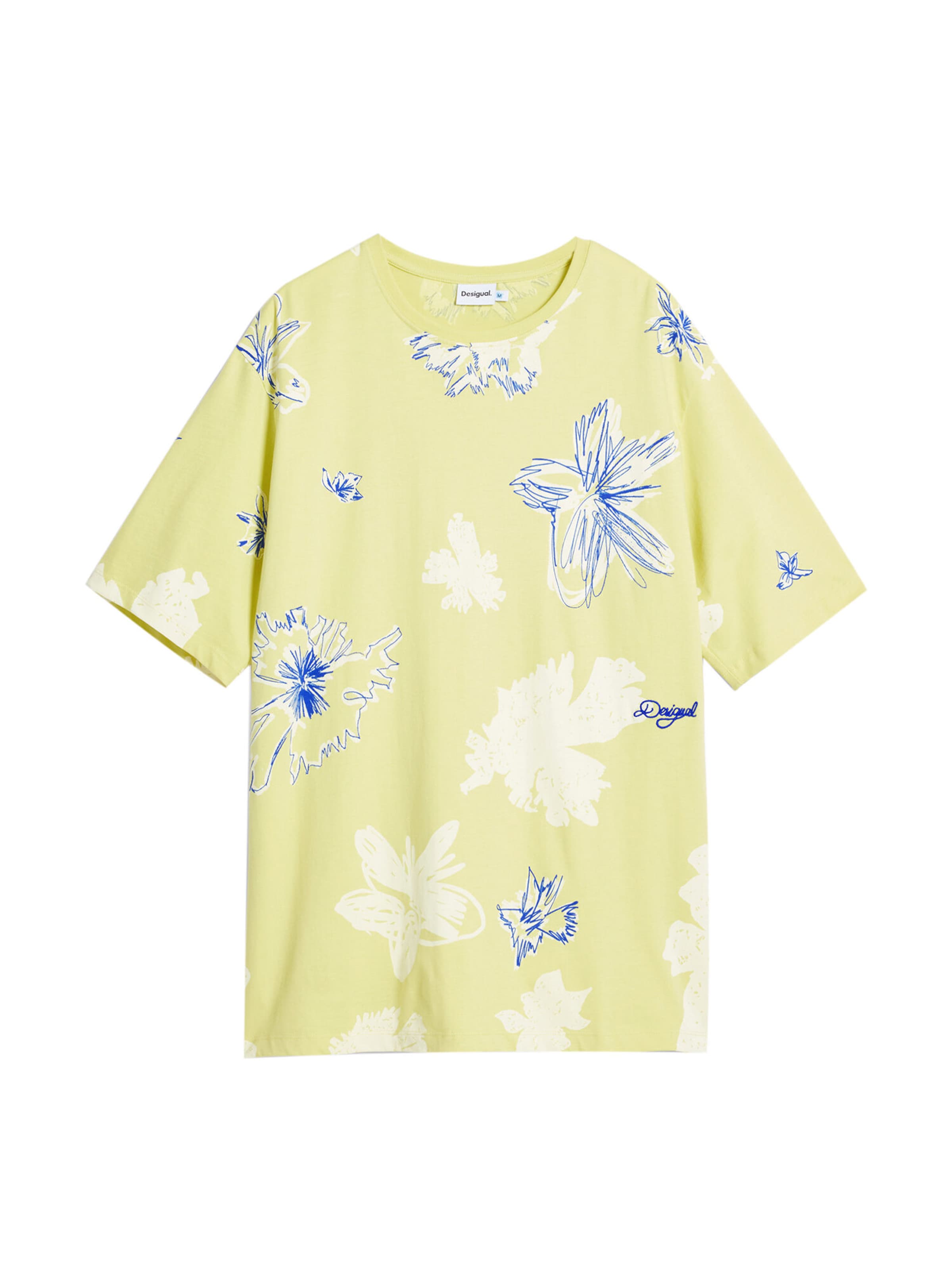 Desigual Tričko – zelená: přední strana