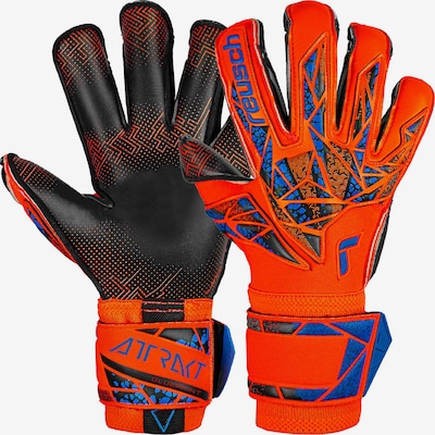 REUSCH Athletic Gloves 'Attrakt Gold X Evolution GluePrint' in Orange / Black, Item view