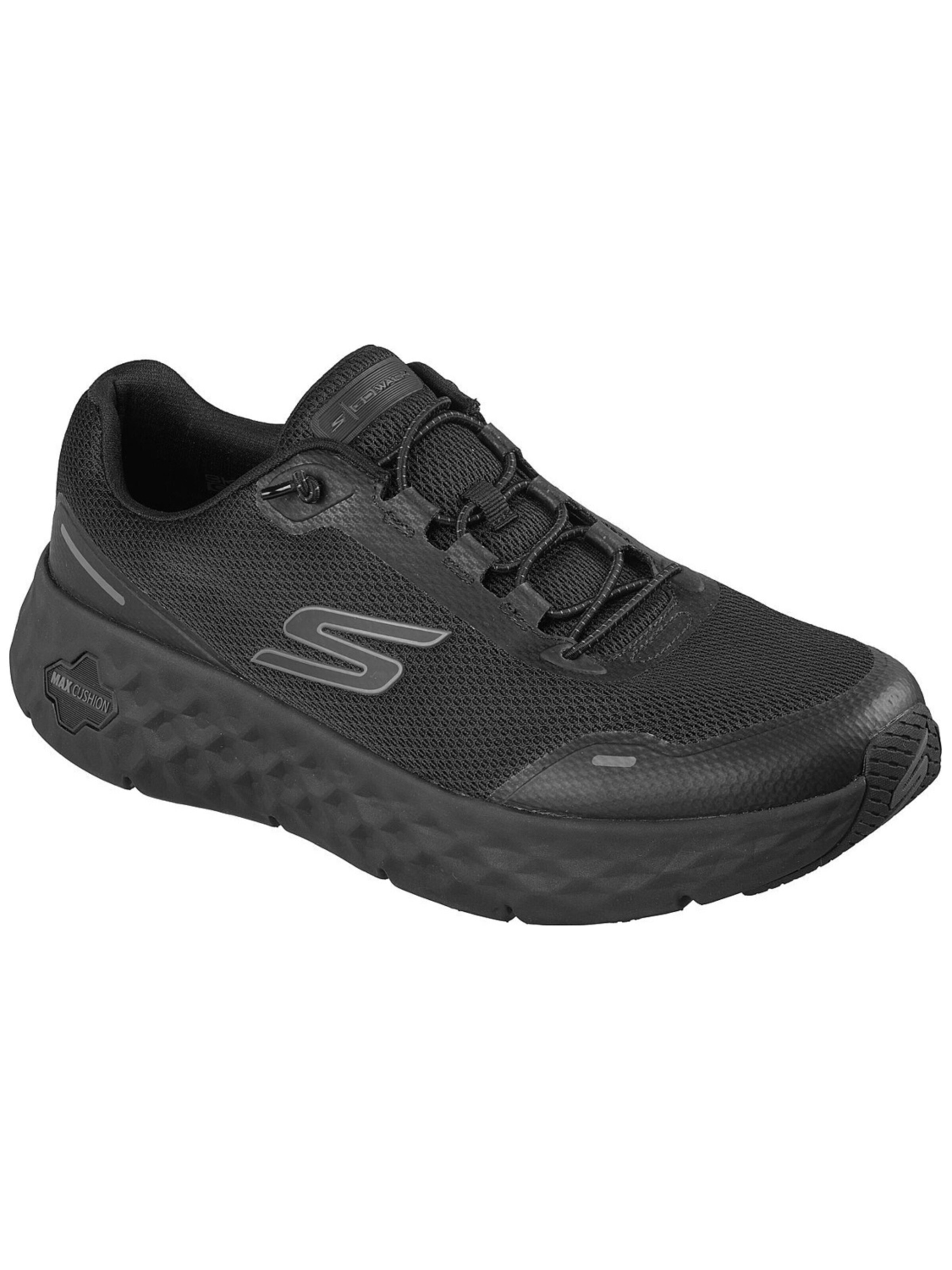 SKECHERS - Calzado deportivo 'Skechers Go Walk Max Cushioning Flex' en negro: frente
