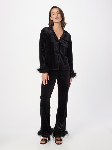 Nasty Gal Pajama in Black: front