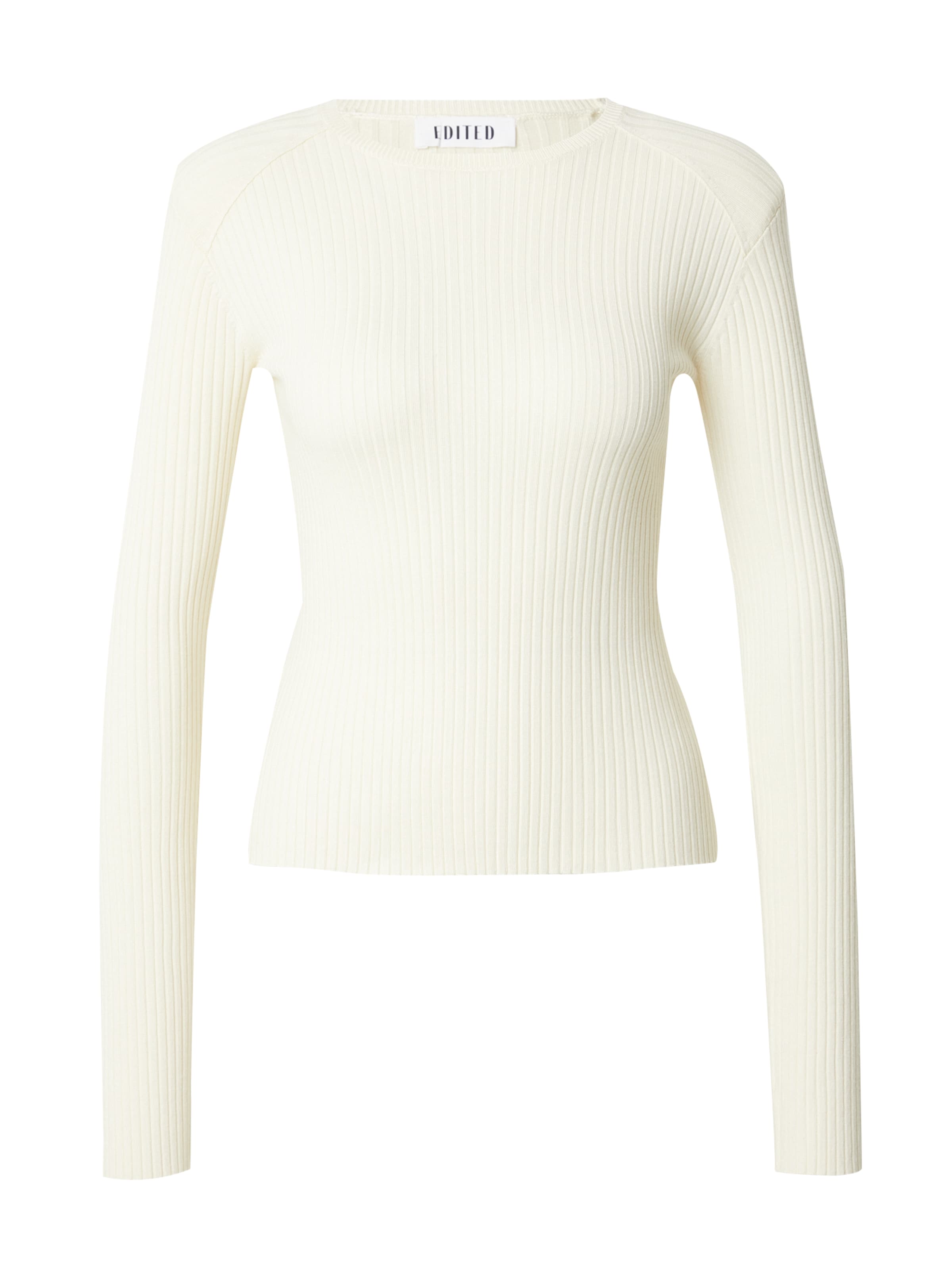 EDITED Svetr 'Geli' – bílá: přední strana