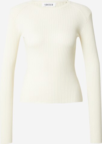 Pullover 'Geli' di EDITED in bianco: frontale