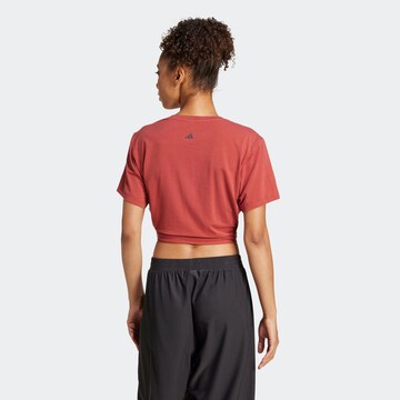 ADIDAS PERFORMANCE Funkční tričko – červená
