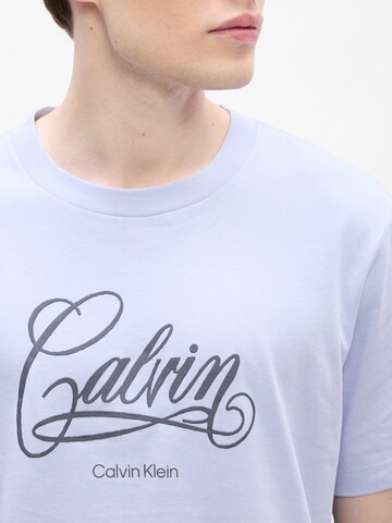 mėlyna Calvin Klein Jeans Marškinėliai