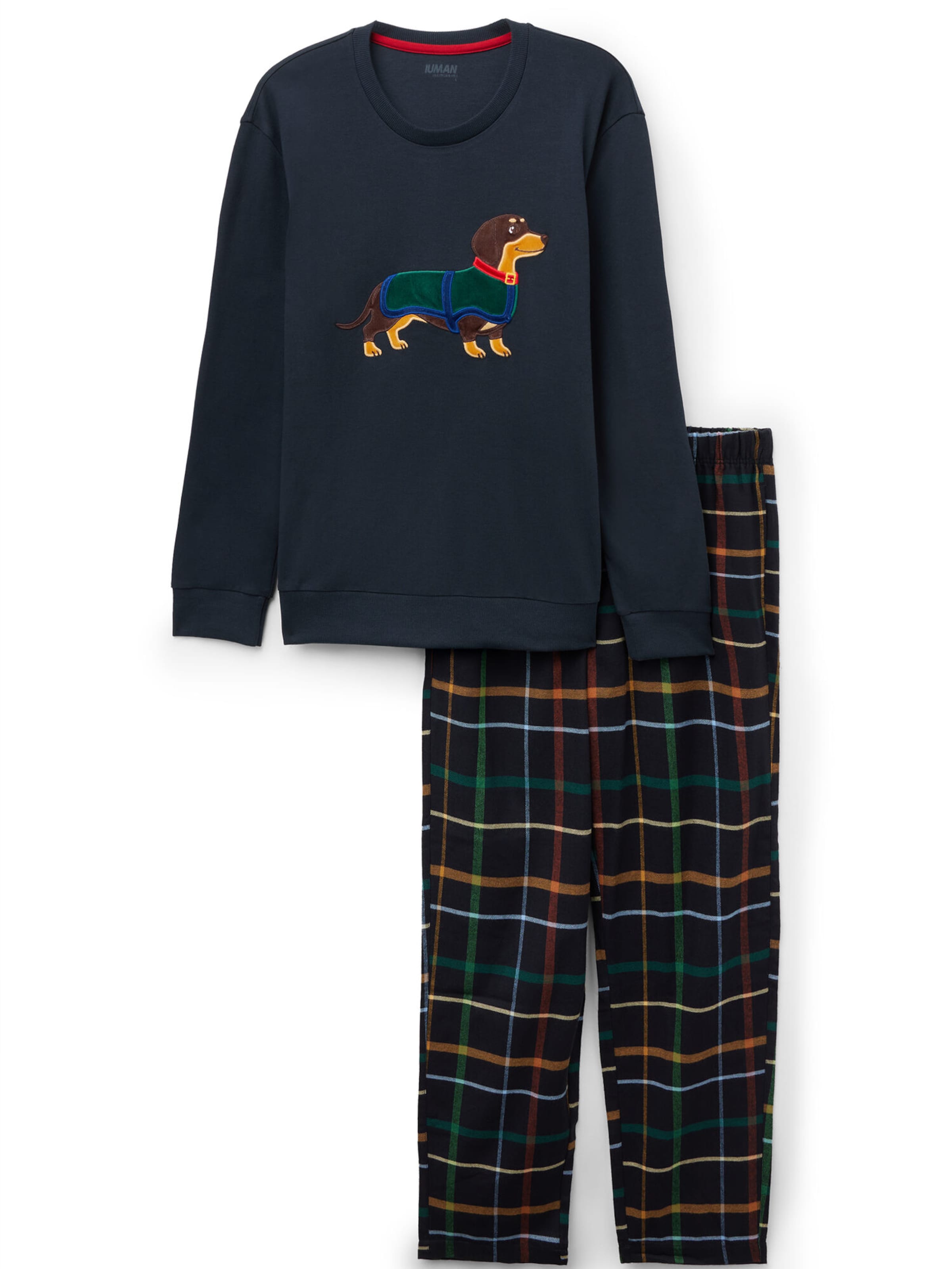 IUMAN Intimissimi Long Pajamas in Blue: front