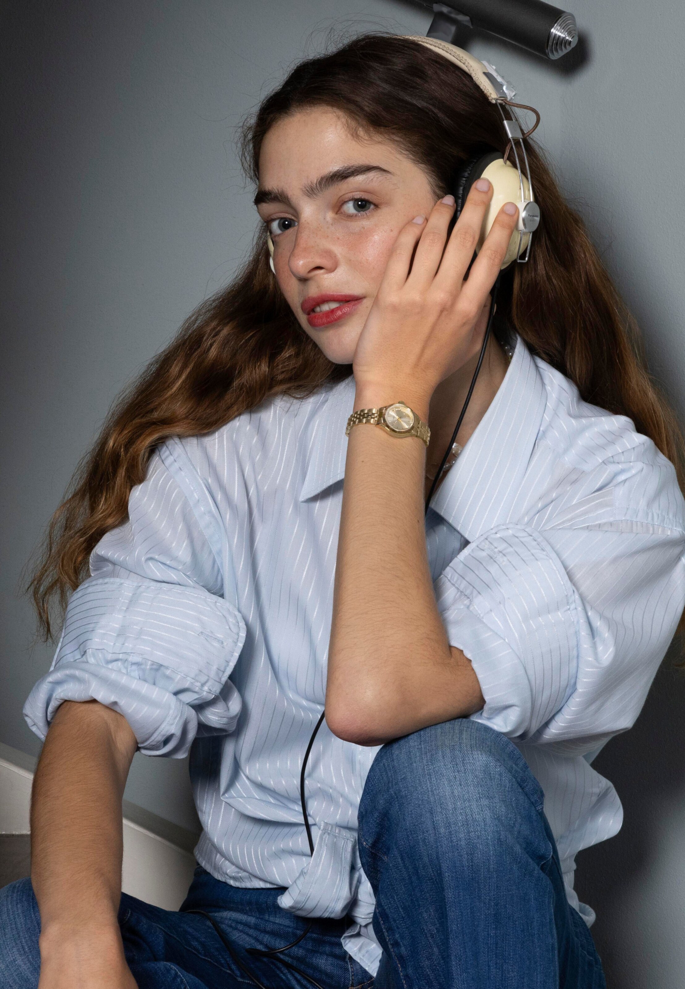 TIMEX Analoog horloge 'Mini Legacy Analog' in Goud