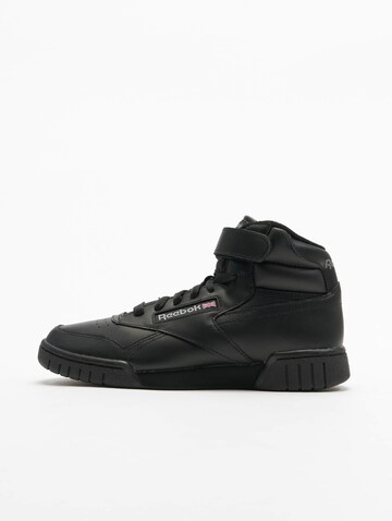 Reebok High-Top Sneakers in Black: front