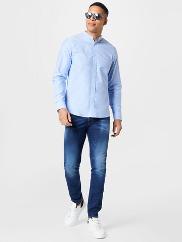 Clean Cut Copenhagen Regular fit Button Up Shirt in Blue