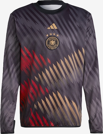 ADIDAS PERFORMANCE Athletic Sweatshirt 'Germany Pre-Match Warm' in Black: front