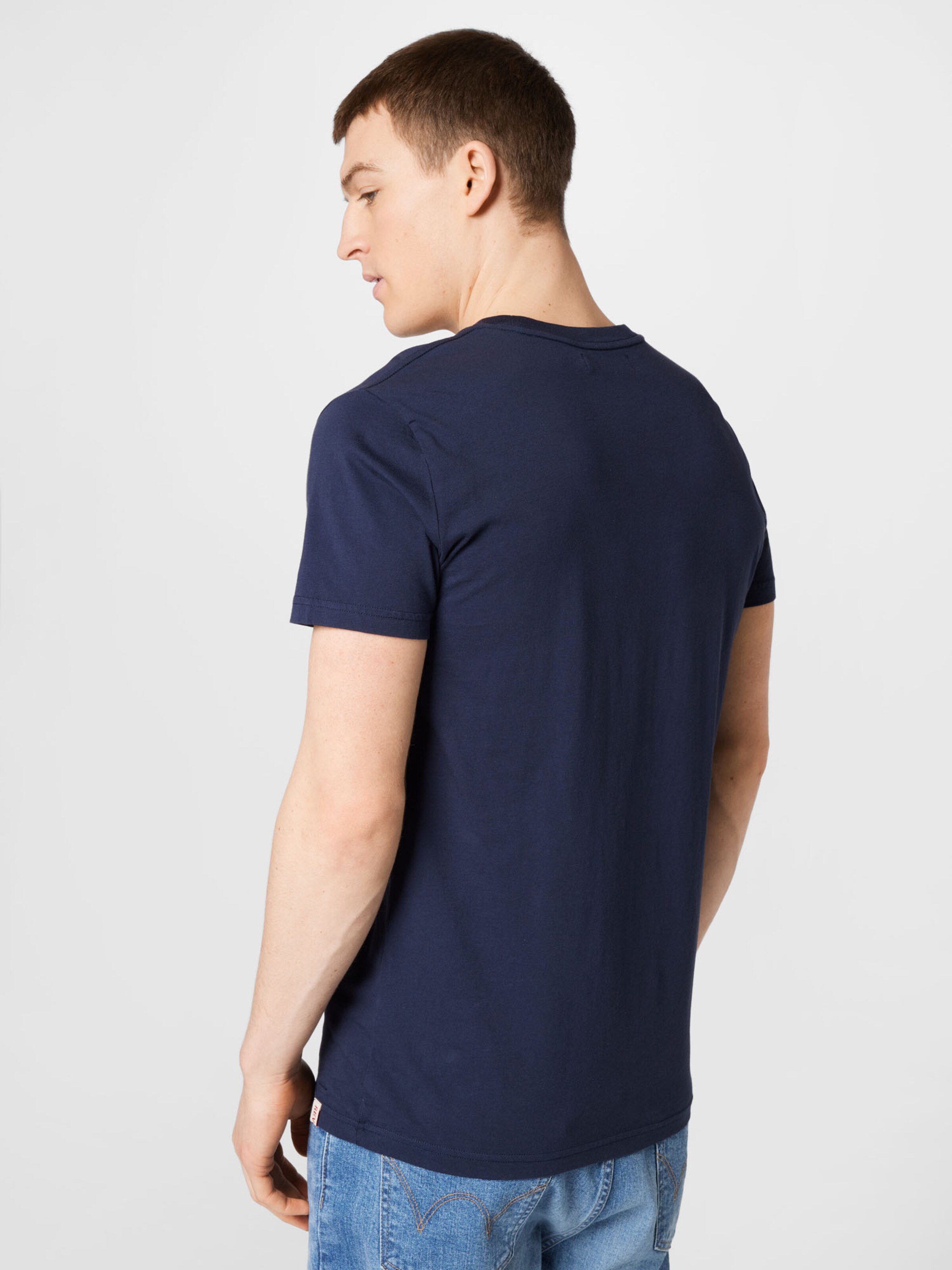 Männer Shirts Revolution T-Shirt in Navy, Hellblau - HZ58423 Männer Shirts Revolution T-Shirt in Navy, Hellblau - HZ58423