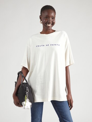 VERO MODA Футболка оверсайз 'VMTAZ' в Бежевый
