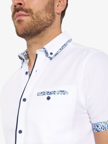BABISTA Comfort fit Button Up Shirt 'Orvio' in Blue