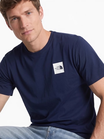 THE NORTH FACE T-Shirt 'EVOLUTION BOX HALF DOME' in Blau