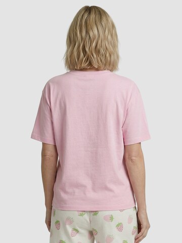 Chemise de nuit ' Erdbeer-Motiv ' Rösch en rose