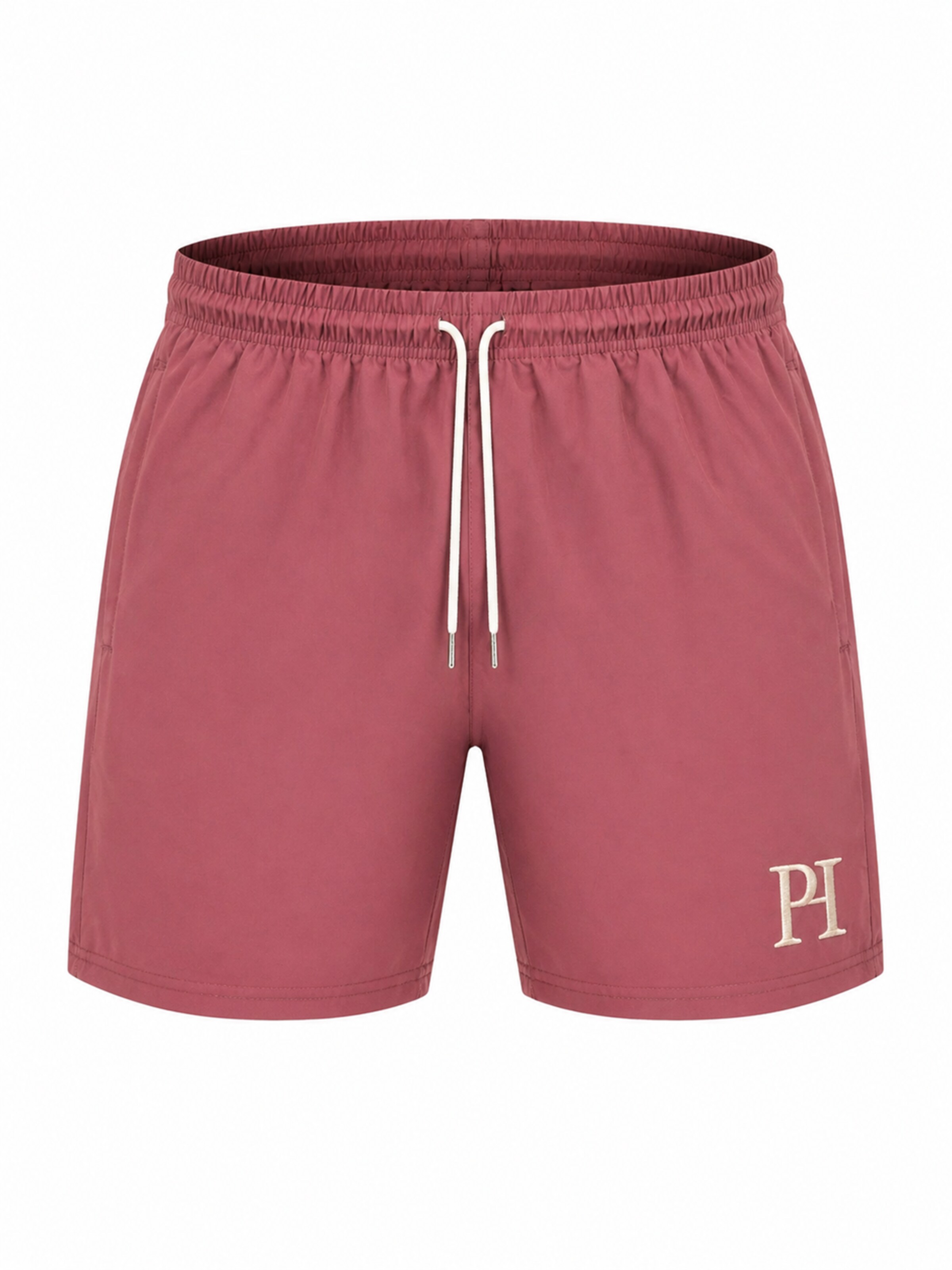 PADIJO - Bermudas 'PH Swimshort Adult Brown' en rojo: frente