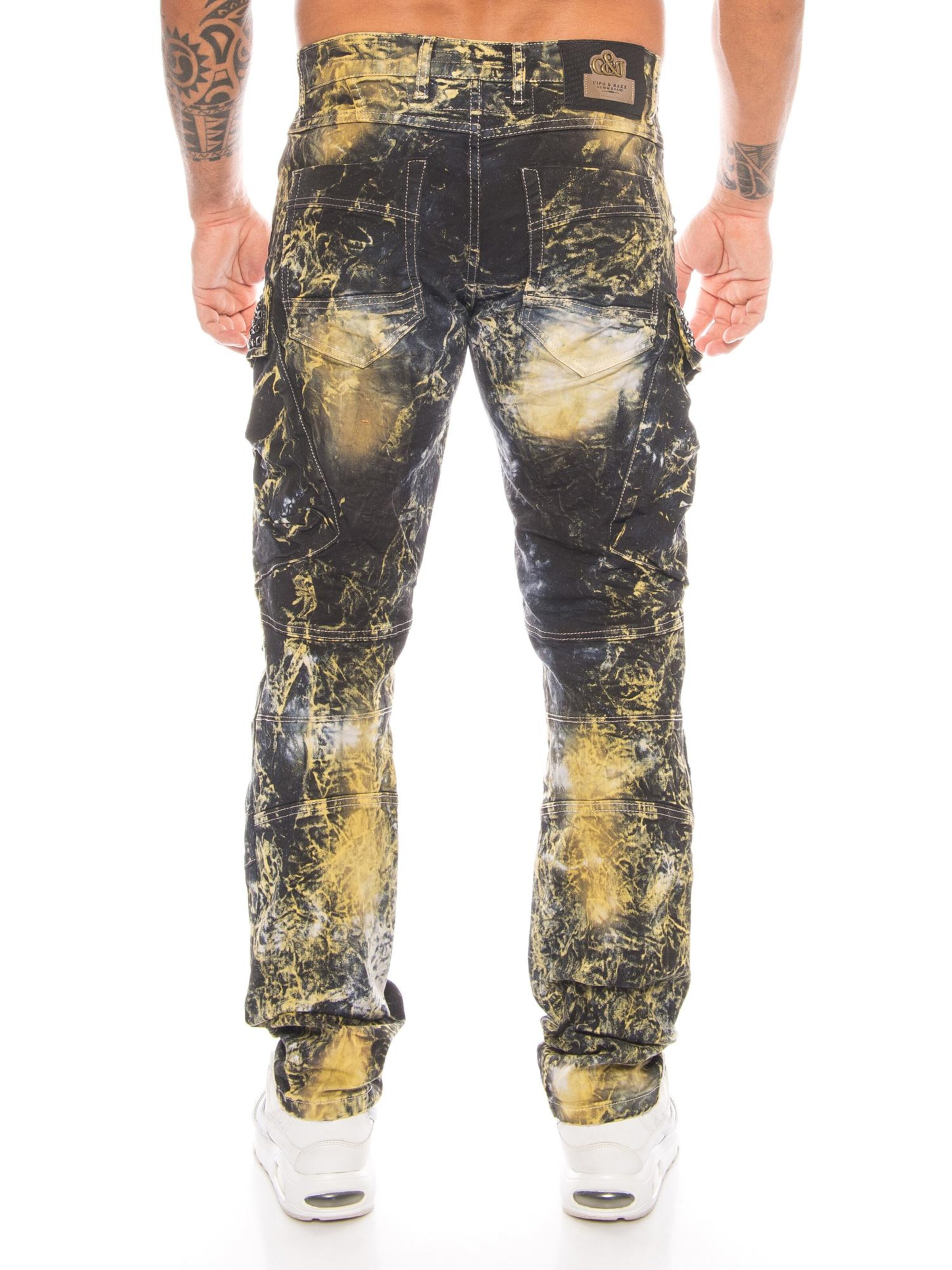 CIPO & BAXX Regular Jeans 'BJ494' in Grün