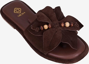 Mule 'Folien' Desa en marron : devant