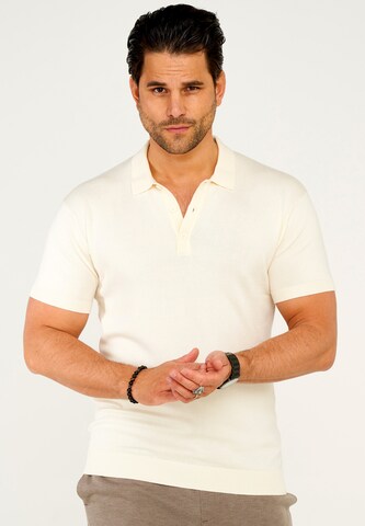 behype Shirt 'KP-100' in Beige